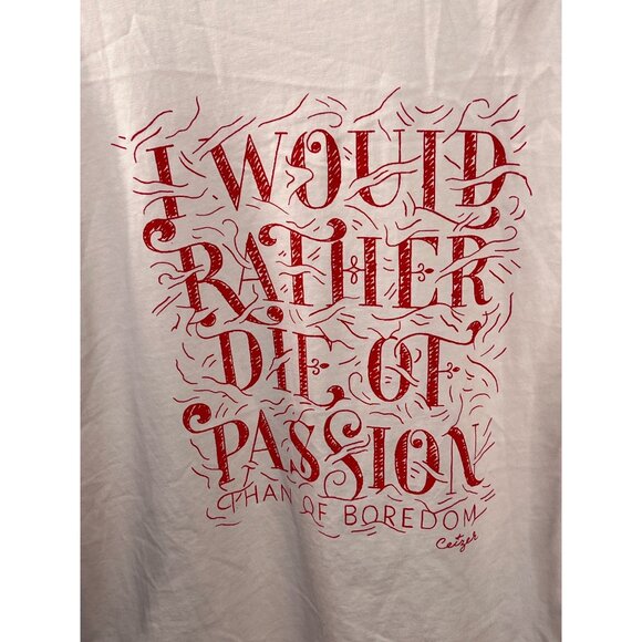 Studio Ceizer Women’s Small Pink Red Graphic Tee Short Sleeve T Shirt - Picture 10 of 13